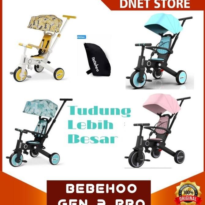 BEBEHOO GEN 2 7IN1 SMART FOLDING TRIKE STROLLER - BEBEHO SEPEDA BAYI