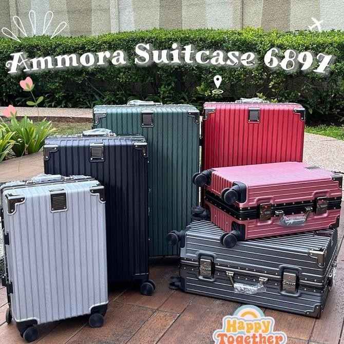Amora Suitcase Ringan Koper 20 inch Kabin Bagasi / Koper 24 inch 28 inch Jumbo / Koper Travel Non Zi