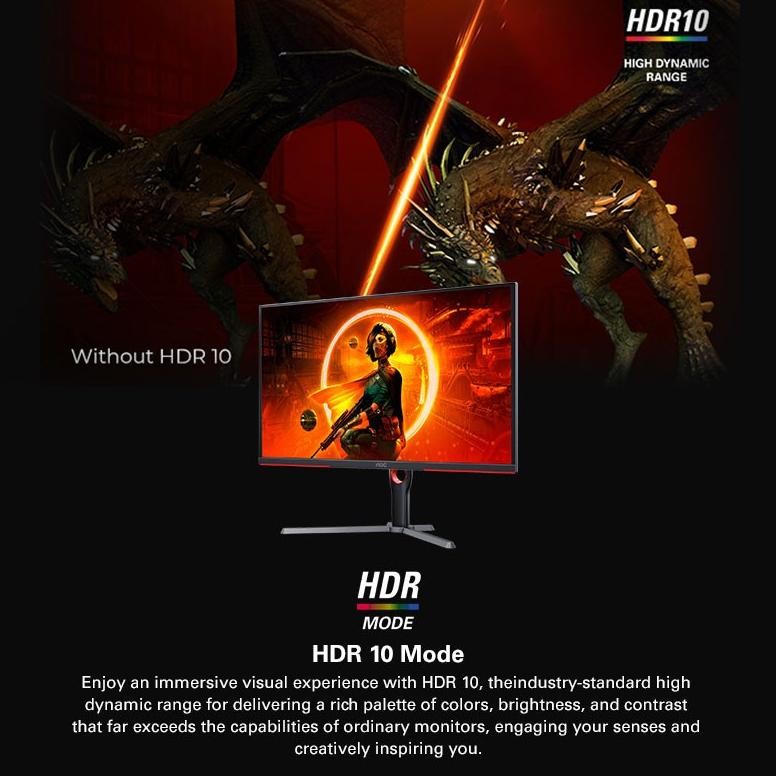 Monitor LED AOC Q32G3SE 31.5" VA 1ms QHD 165Hz HDR10 Gaming Monitor
