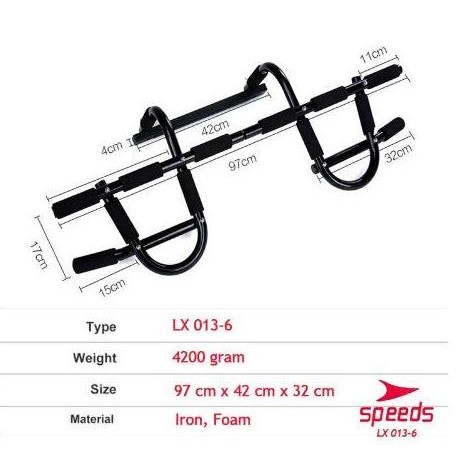 Speeds Door Alat Gym Chinning Bar / Pull UP bar Speeds