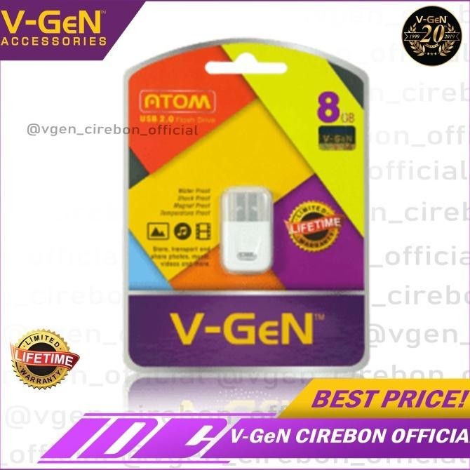(Expert) Flashdisk V-GeN Atom 8GB - 128GB Original