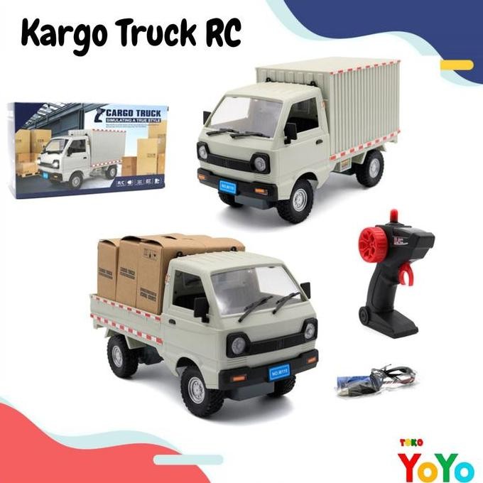 Mainan Mobil Remote Control Truk Kargo RC Car Anak Pickup Box Carry Pick up 1:16