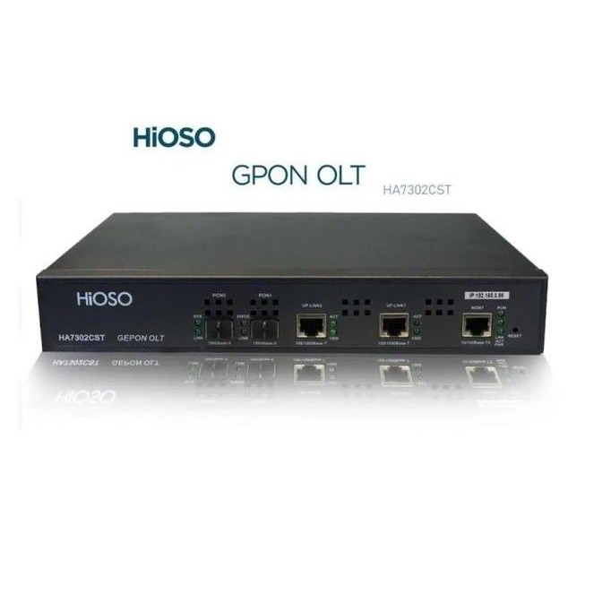 Hioso Olt Epon 2 Port Ha7302Cst New Stok