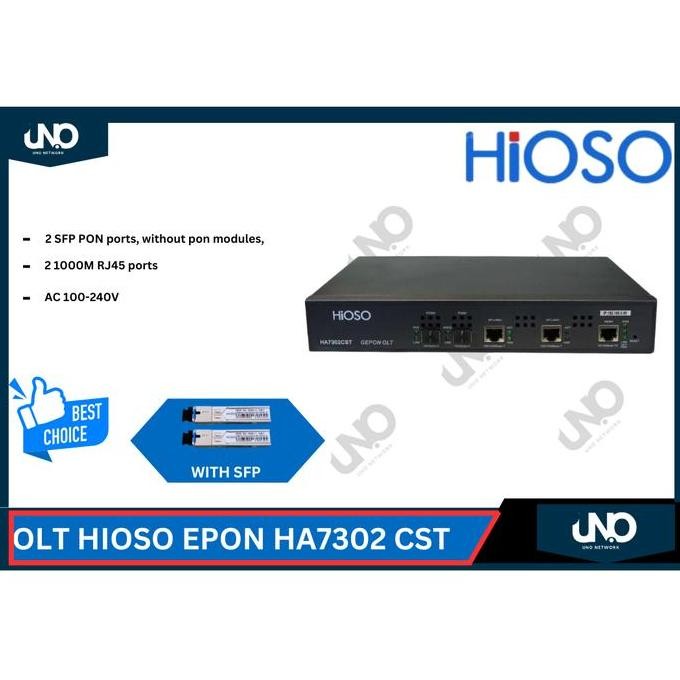 Olt Epon Hioso 2 Pon | Epon Olt Hioso 2 Port New Stok