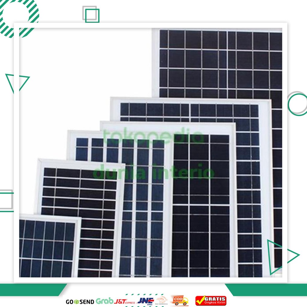 Panel Solar Panel Surya 15Wp 6V Papan Solar Cell