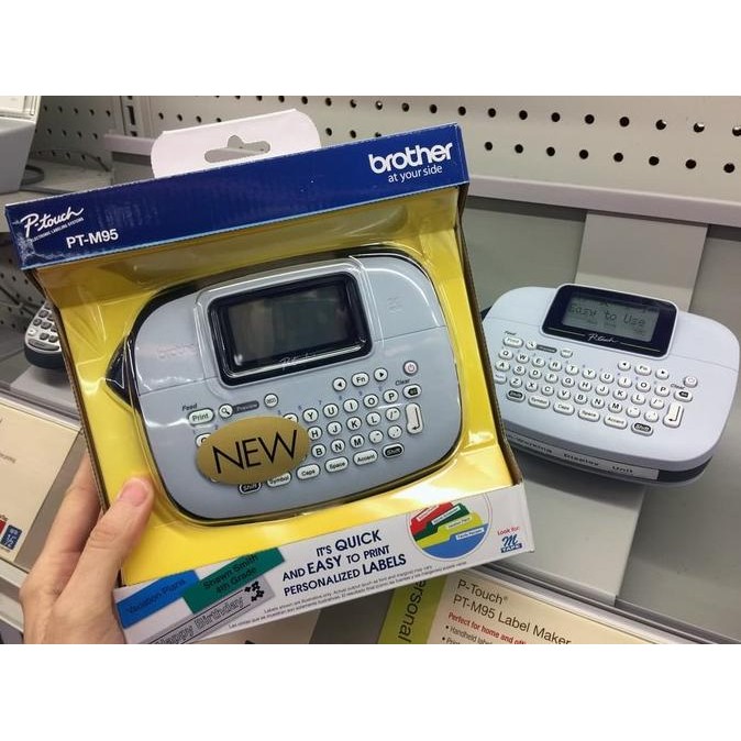 

Brother Label Mesin Printer Ptouch Pt-M95 Pt M95 Portable Label Maker New Stok