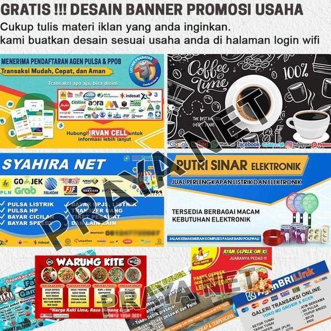 Paket Usaha Hotspot Rt Rw Net Billing Voucher Wifi New Stok