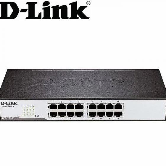 D-Link Des-1016D Switch Hub 16 Port D-Link Des1016D New Stok