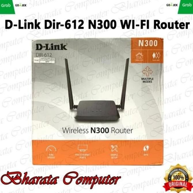 D-Link Dlink D Link Wireless Router Dir-612 Dir 612 Dir612 N300 New Stok