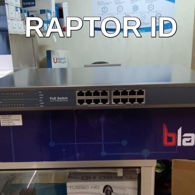Switch Poe 16 Port Blazz Gigabit Original Resmi New Stok