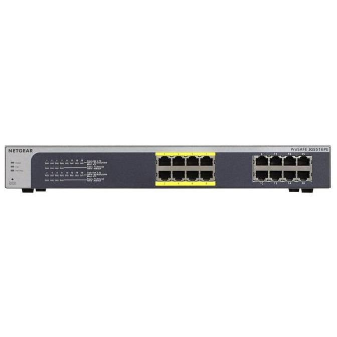 Netgear Jgs516 Switch 16-Port 10/100/1000 Mbps Gigabit Ethernet New Stok
