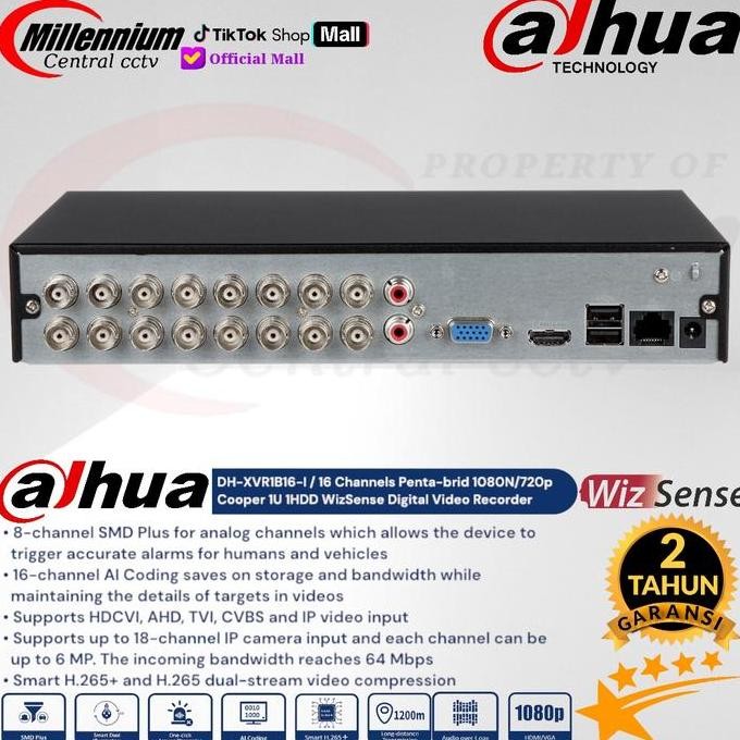 DVR DAHUA 16 CHANNEL DH-XVR1B16-I