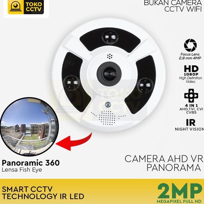 CAMERA CCTV PANORAMA FISH EYE 360 AHD 1080P