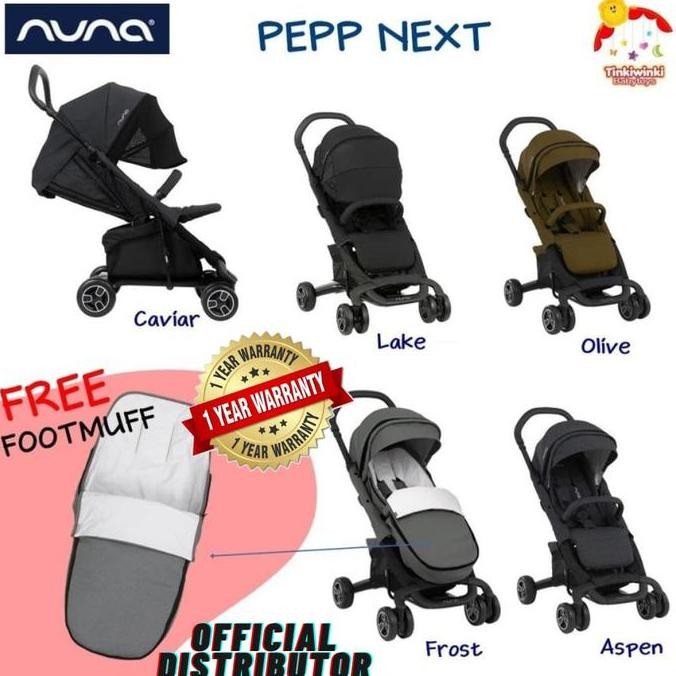 STROLLER NUNA PEPP NEXT (FREE FOOTMUFF)