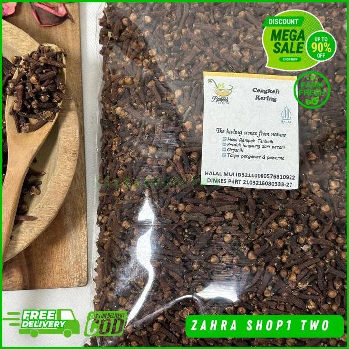 

BIJI CENGKEH KERING BERAT BERSIH PRODUK 100 GRAM KUALITAS TERBAIK
