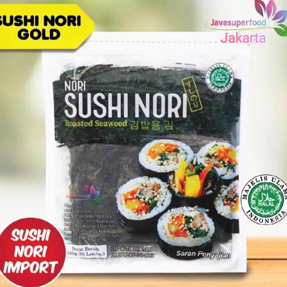 

Sushi N Roasted Seaweed Rumput Laut Panggang 50G 20 Lembar Halal