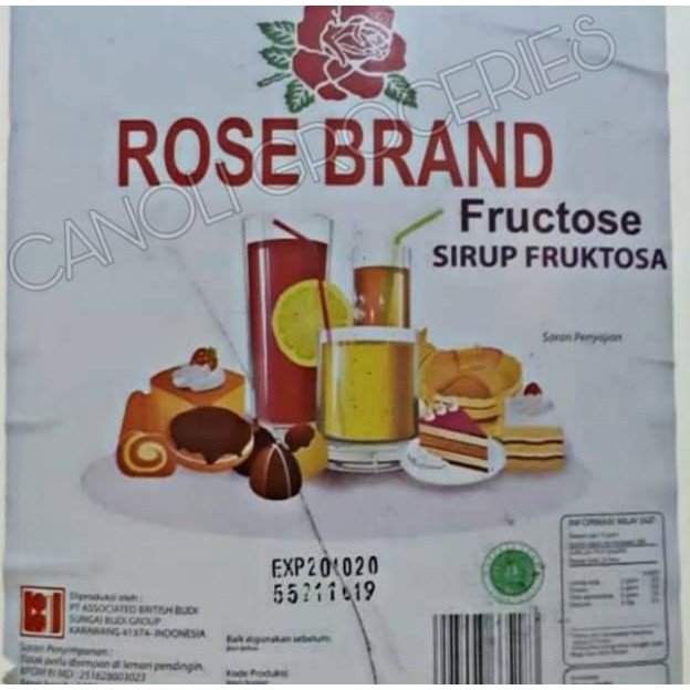 

Gula Cair Rose Brand / Sirup Fruktosa / Fruktose Syrup SV