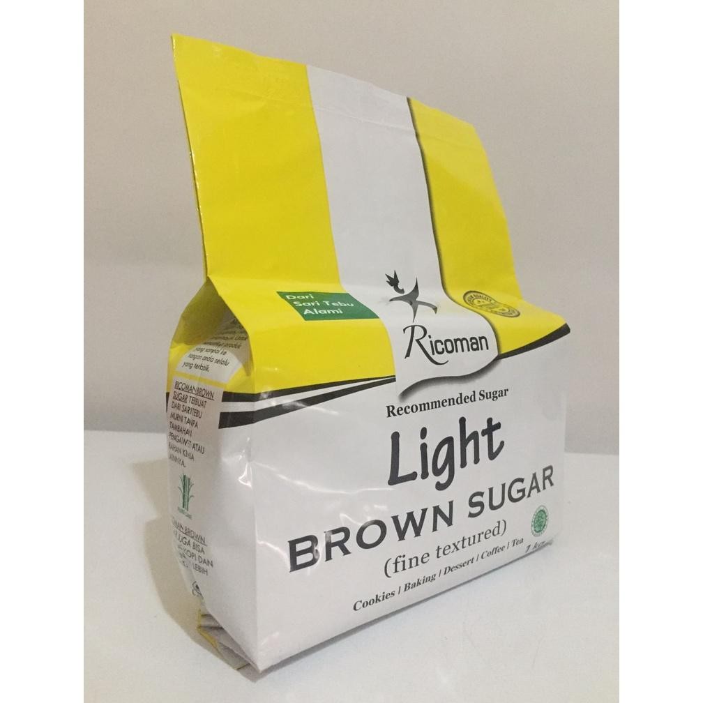 

Ricoman Light Brown Sugar 1kg SV13