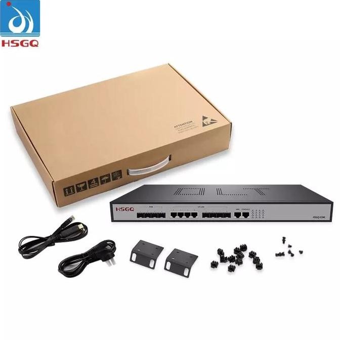 Epon Olt 4 Port Hsgq Dengan Sfp Px20+++ New Stok