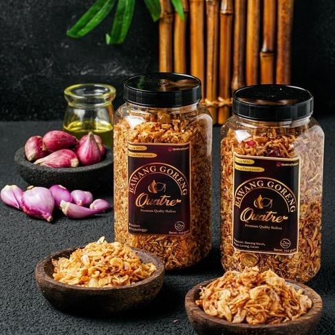 

Bawang Goreng Quatre 250gr Premium Tanpa Pengawet