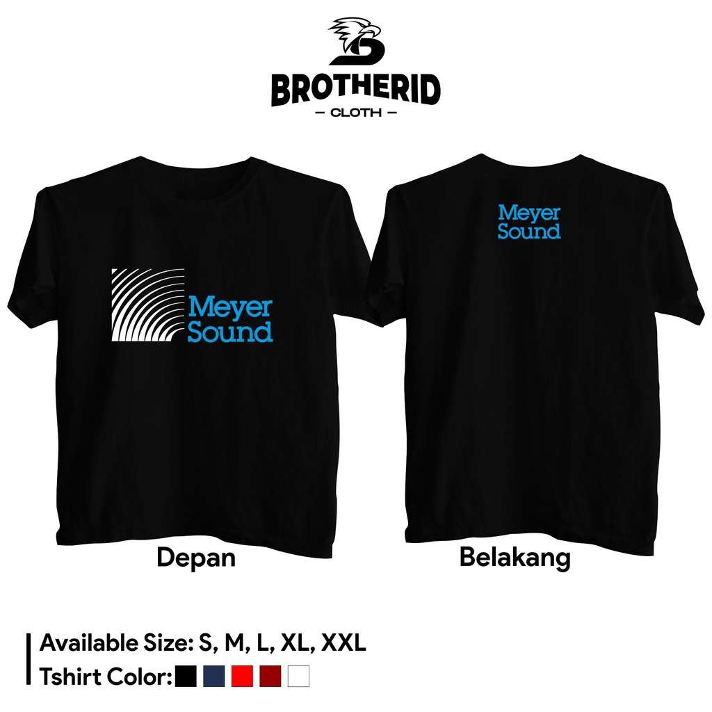 Promo Kaos Meyer Sound Audio Baju Operator Sound System Profesional