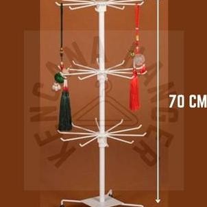 Gantungan Aksesoris Matahari 3 Susun | Rak Display Aksesoris (L) Impor Gantungan Display Rak Serbagu