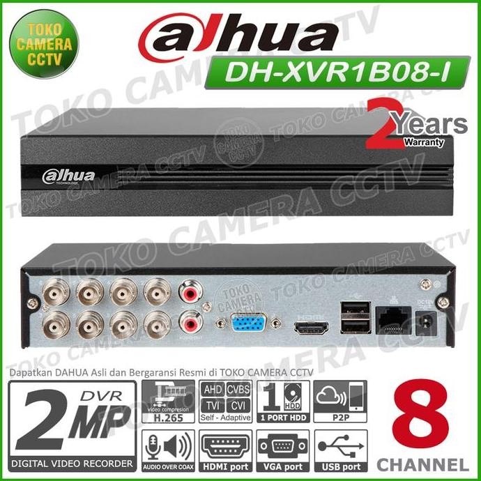 DVR RECORDER CCTV DAHUA 8 CHANNEL CCTV DAHUA 8CH 2MP