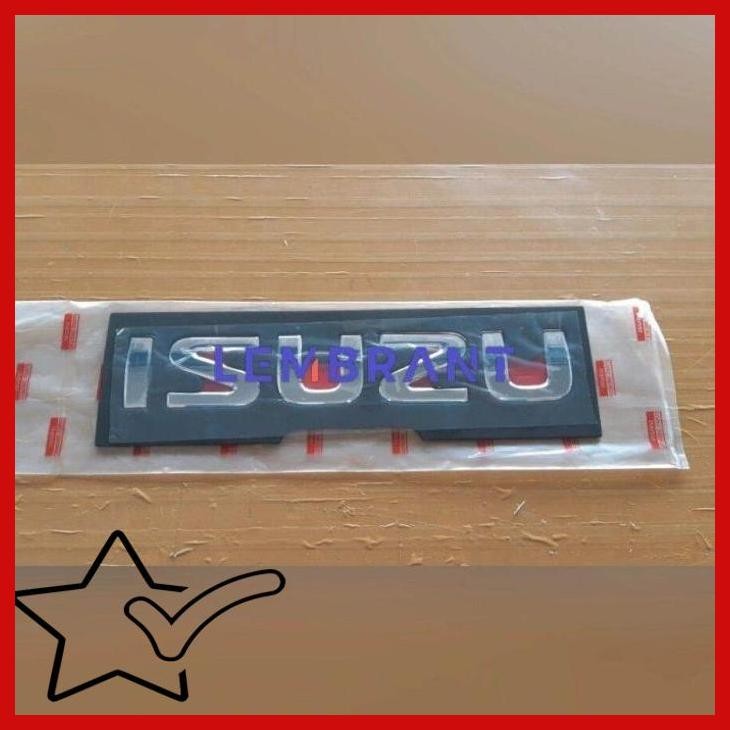 [LBT] EMBLEM DECAL ISUZU BAGIAN DEPAN ISUZU TRAGA ORIGINAL