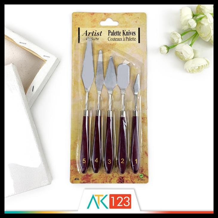 

Pisau / Spatula Lukis / Palet / Tanah Liat / Dekorasi Kue / Artist Painting / Mixing Palette / Clay / Cake Frosting Knife / Knives / Scraper Set Pnkn-Ap5 Best Seller