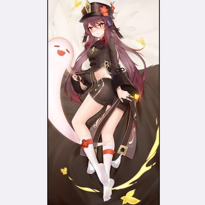 Sarung Bantal Peluk Dakimakura Game Genshin Impact Hu tao Hutao