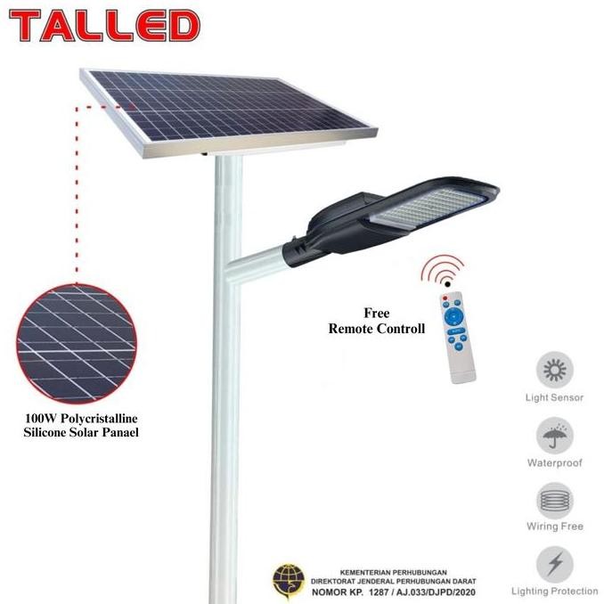 ready LAMPU JALAN PJU SOLAR CELL TENAGA SURYA TALLED 2 IN 1 LED BY Samsung