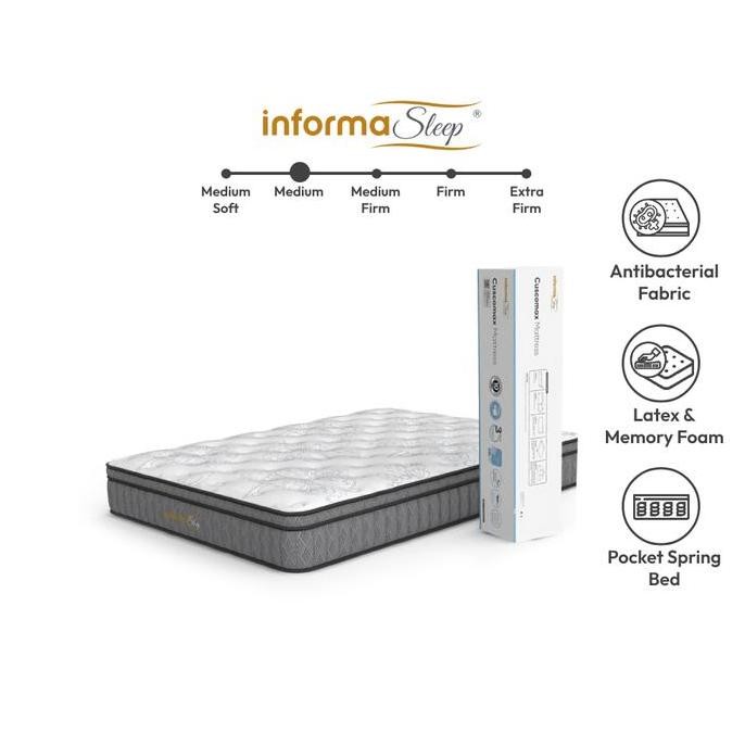 Informa Sleep 160x200 Cm Cuscomax Kasur Pocket Spring Bed In Box