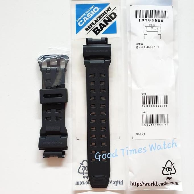 new  STRAP G-SHOCK G-9100BP-1 G 9100BP G 9100 FIT G 9200 CASIO ORIGINAL
