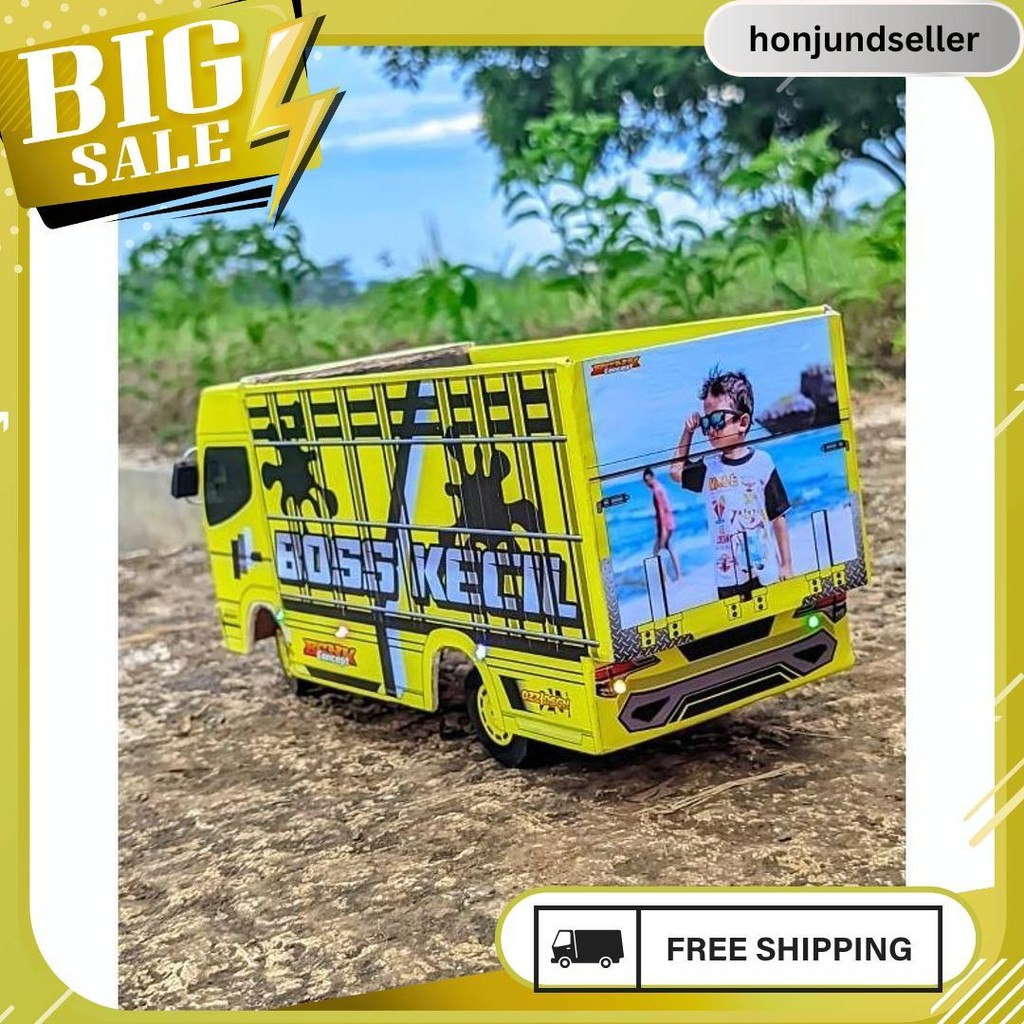 Mainan Anak/Miniatur Truk/Truk Oleng/Miniatur Truk Oleng Termurah/Miniatur Truk Variasi Lampu/Miniat