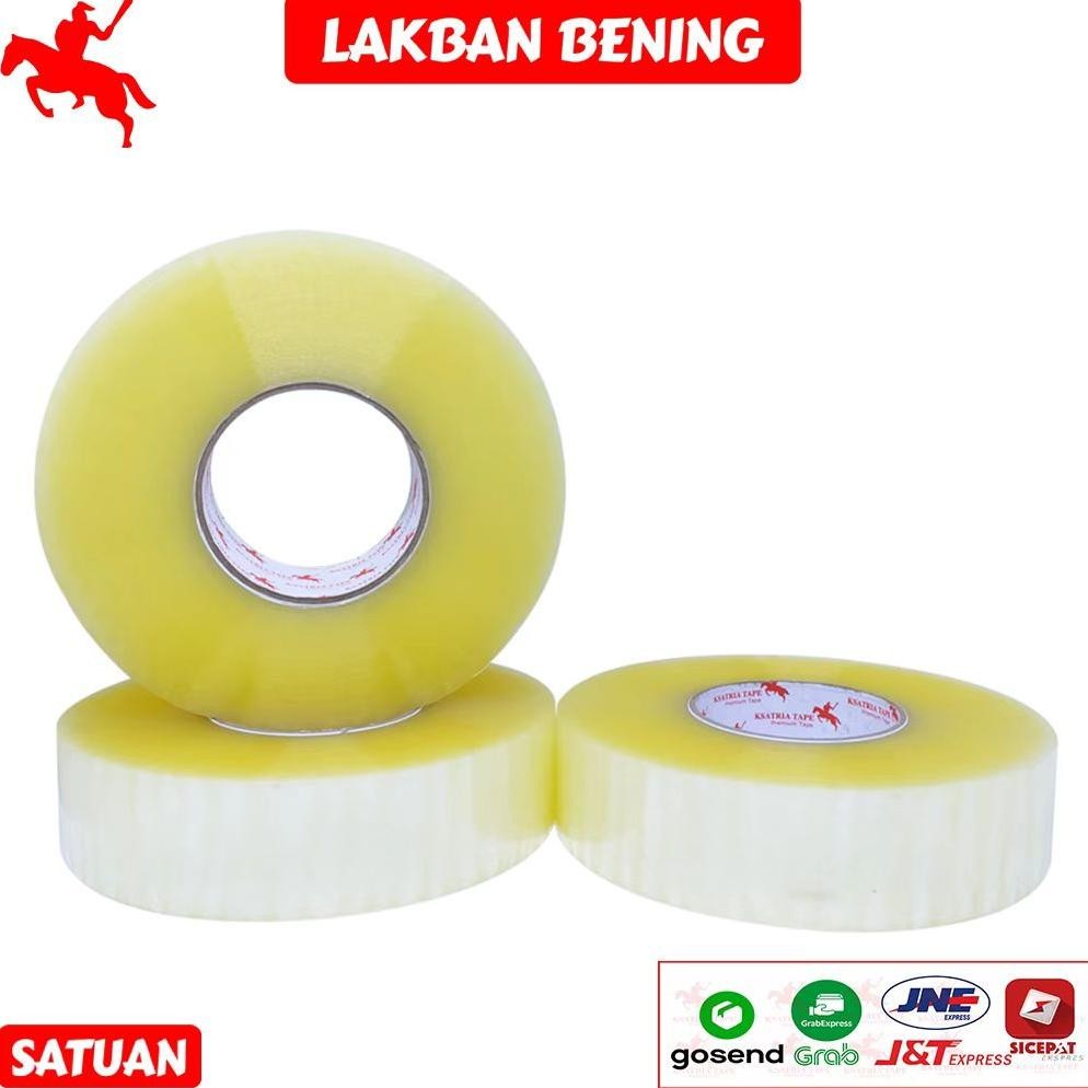 

JH8 Lakban OPP Tape / Lakban Bening KSATRIA Tape 500 Yard -Pcs