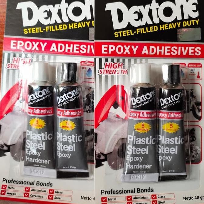 

JH8 Lem Besi Dextone Steel 48 gram / Lem Serba Guna