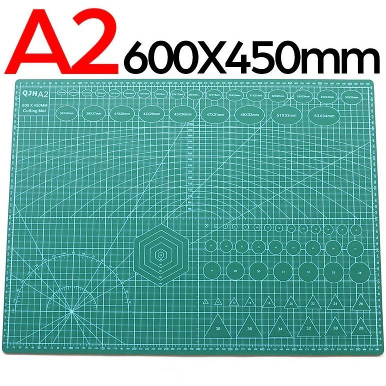

JH8 Cutting Mat Pad A2 60 x 45cm / Alas Potong Kertas Tatakan Pisau Cutter 2 Sisi Double Side