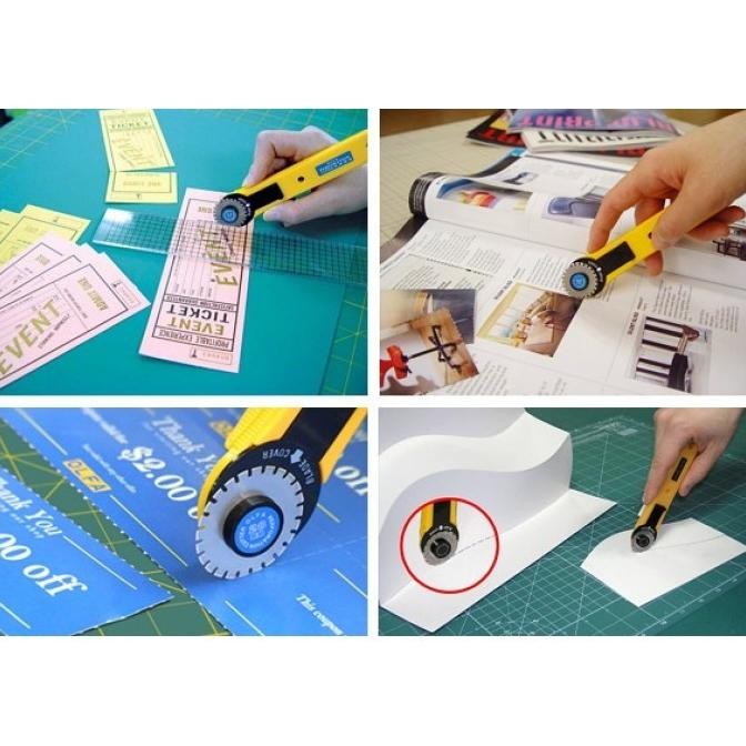 

JH8 OLFA 235B PRC-3/C Pisau Potong Tiket 28 mm Rotary Perforation Cutter 28mm