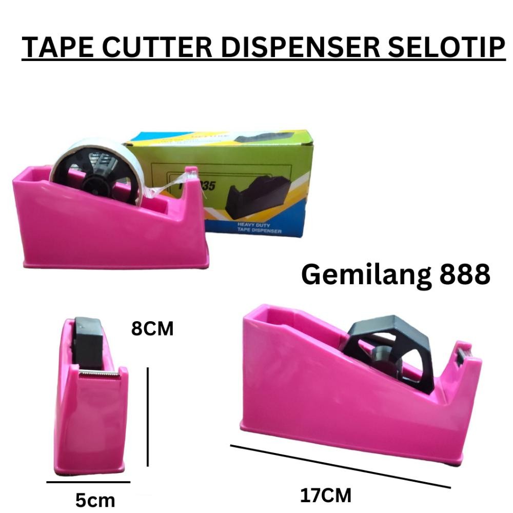 

JH8 Tape Cutter, Tape Dispenser/ Pemotong Isolasi/Lakban, Alat Potong Selotip