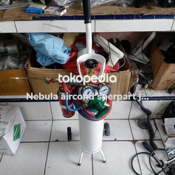 Terlaris Oksigen Las Set Ukuran Oksigen 1M Kubik Las Oksigen Berkulitas + Troli Ready Stok