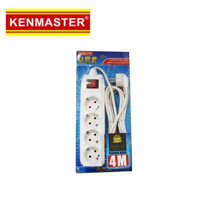 Kenmaster Stop Kontak 4 Lubang 4 Meter