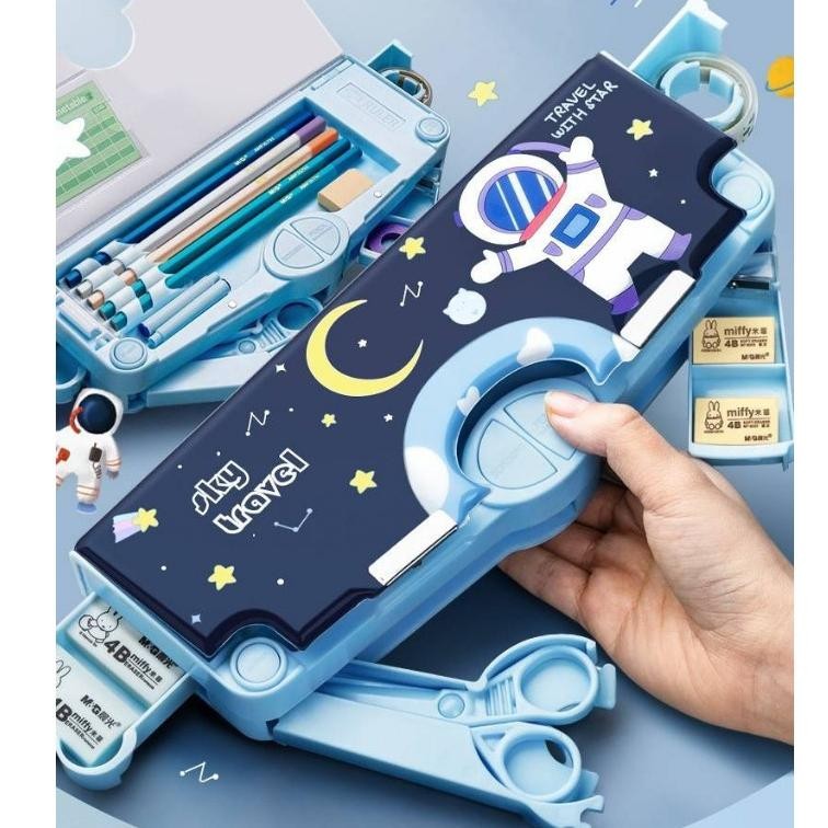 

JH8 TERMURAH! KOTAK PENSIL 2 SUSUN DENGAN BANYAK TOMBOL FITUR MENARIK KAPASITAS BESAR + RAUTAN + GUNTING