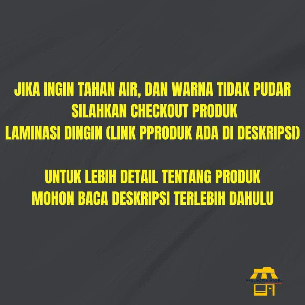

JH8 STIKER A4 F4 / KERTAS STICKER A4 F4