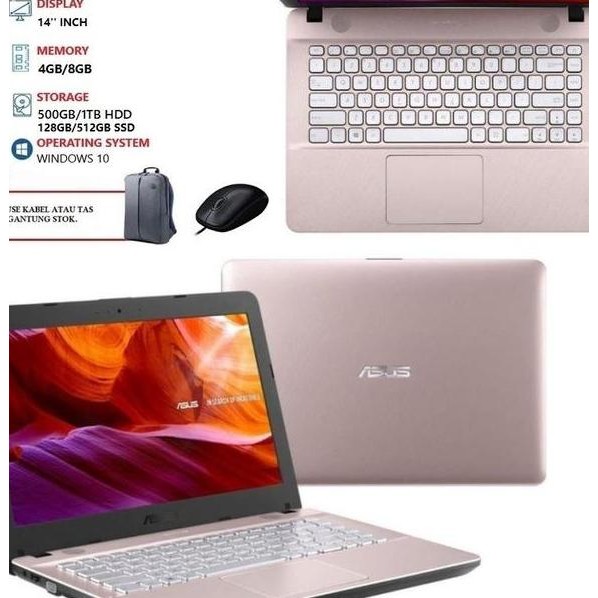 Laptop X441 Ram 8Gb1Tb 8Gb512Gb Ssd Free Mousetas