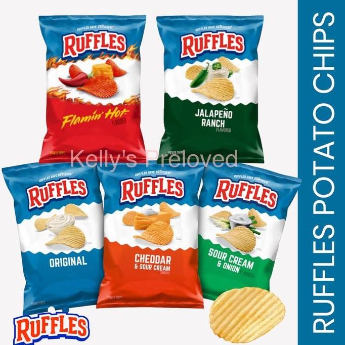 

RUFFLES POTATO CHIPS 6.5 OZ ( 184 gram ) | PRODUCT OF USA