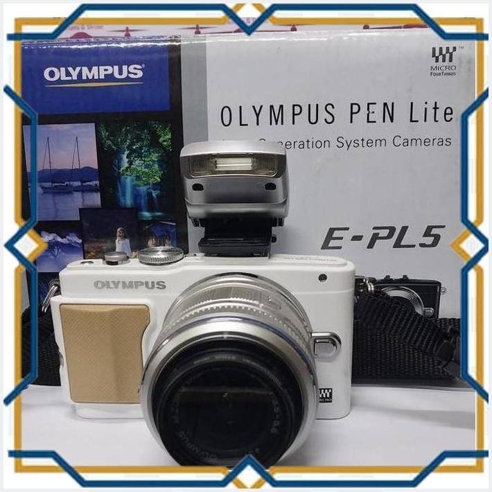 [WIN] KAMERA CAMERA MIRRORLESS OLYMPUS E-PL5 LENSA KIT 14-42MM