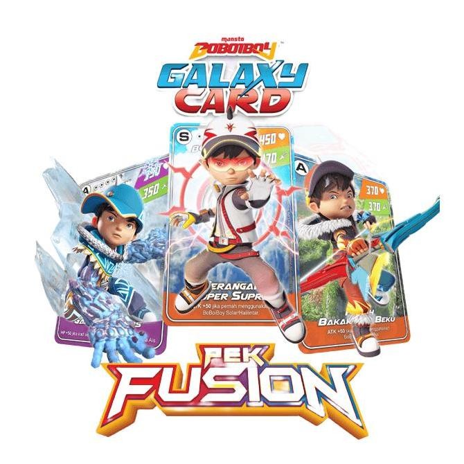 Boboiboy Monsta Galaxy Card Pek Fusion / Kartu Boboiboy TCG / TCG Monsta Galaxy Card pek fusion Game