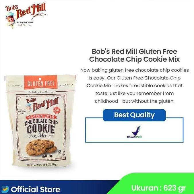 

Bob'S Red Mill Gluten Free Chocolate Chip Cookie Mix 624 Gr