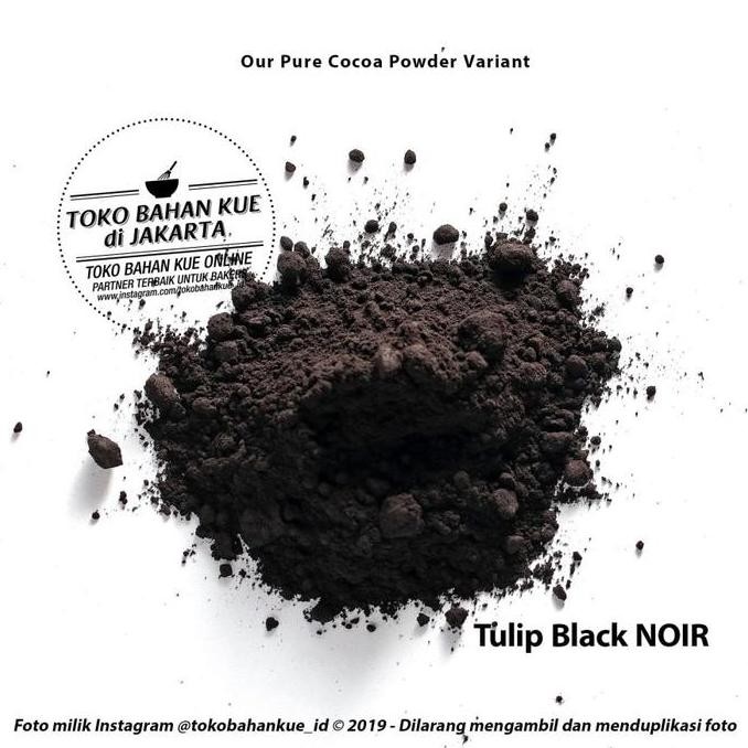 

Pure Cocoa Powder Tulip Noir Hitam Chocolatier Bubuk Coklat Tulip 500G