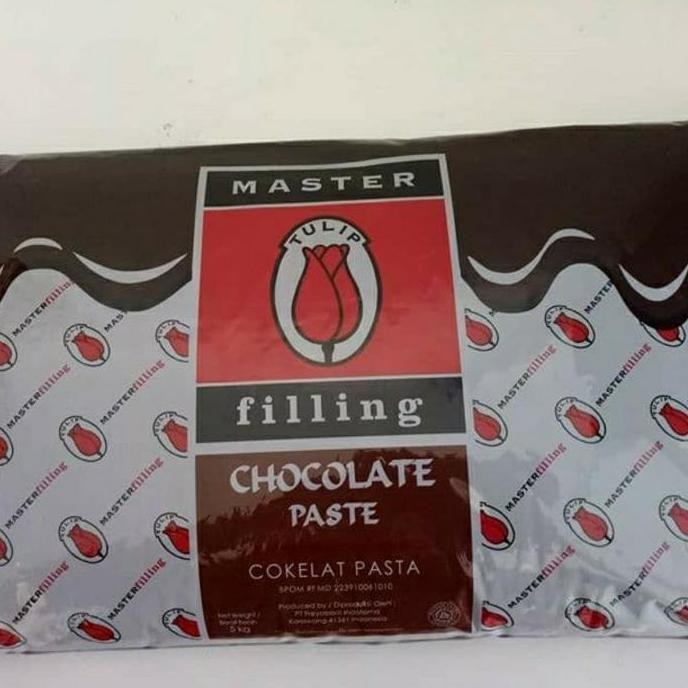 

Cokelat Filling Tulip, Dark Chocolate Pasta, Isian Cokelat 5Kg